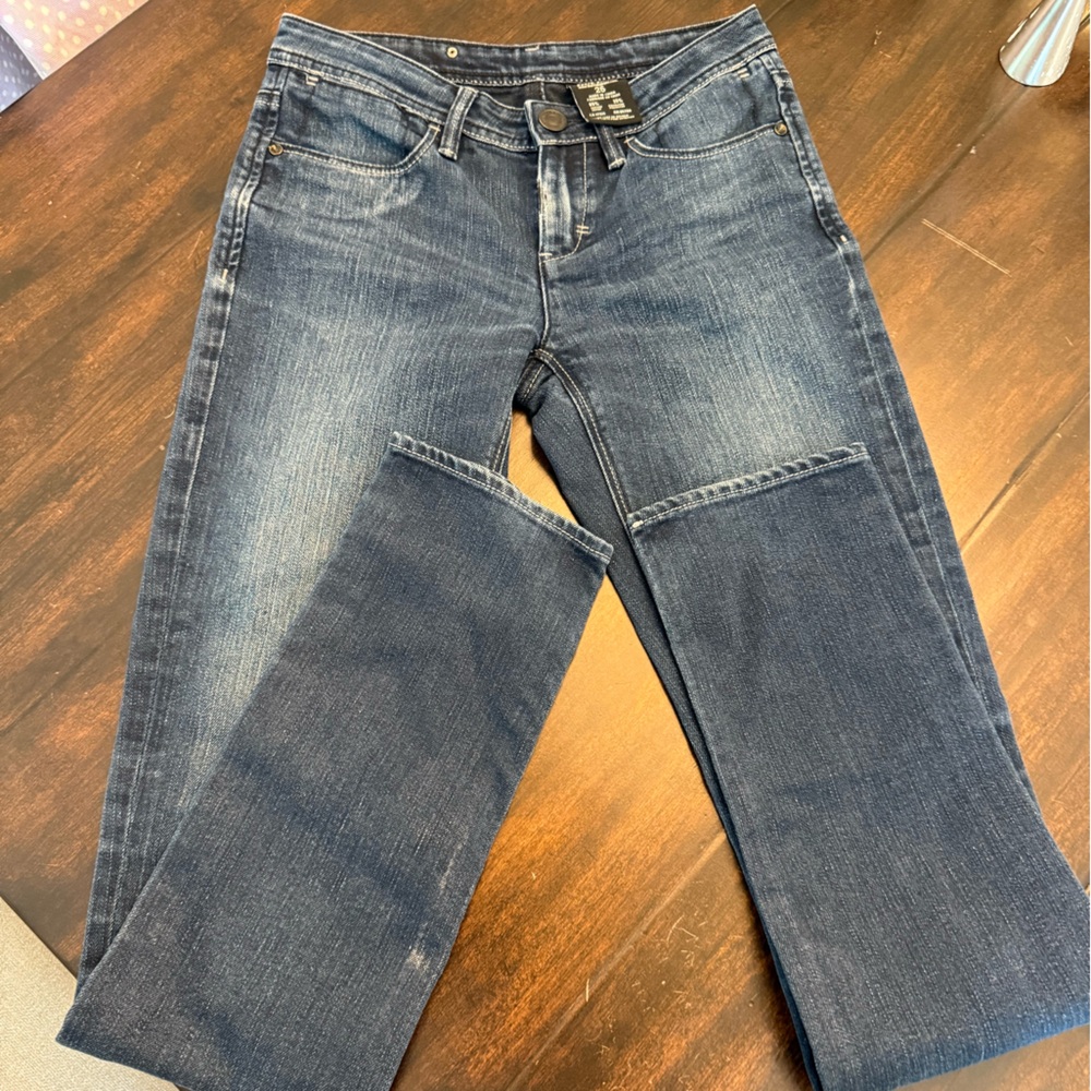 Buffalo David Bitton Vintage Jeans: Stella Stretch Cigarette Leg Dark Wash Navy